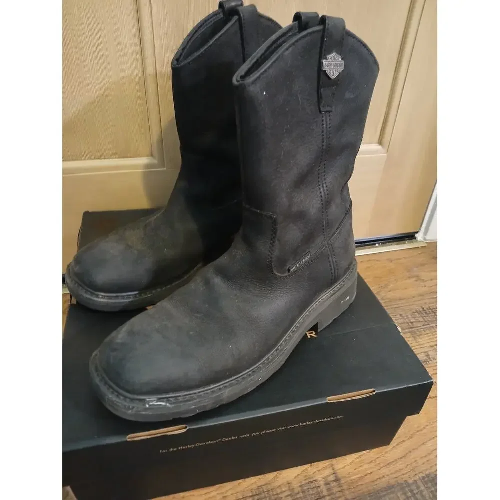 Harley Davidson Altman Mens Slip On Boot Size 10